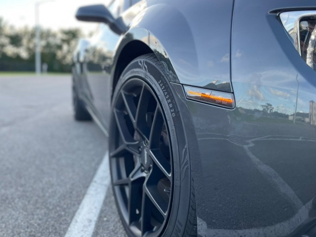 Raxiom Axial Series LED Front and Rear Side Markers; Smoked (10-15 Camaro)