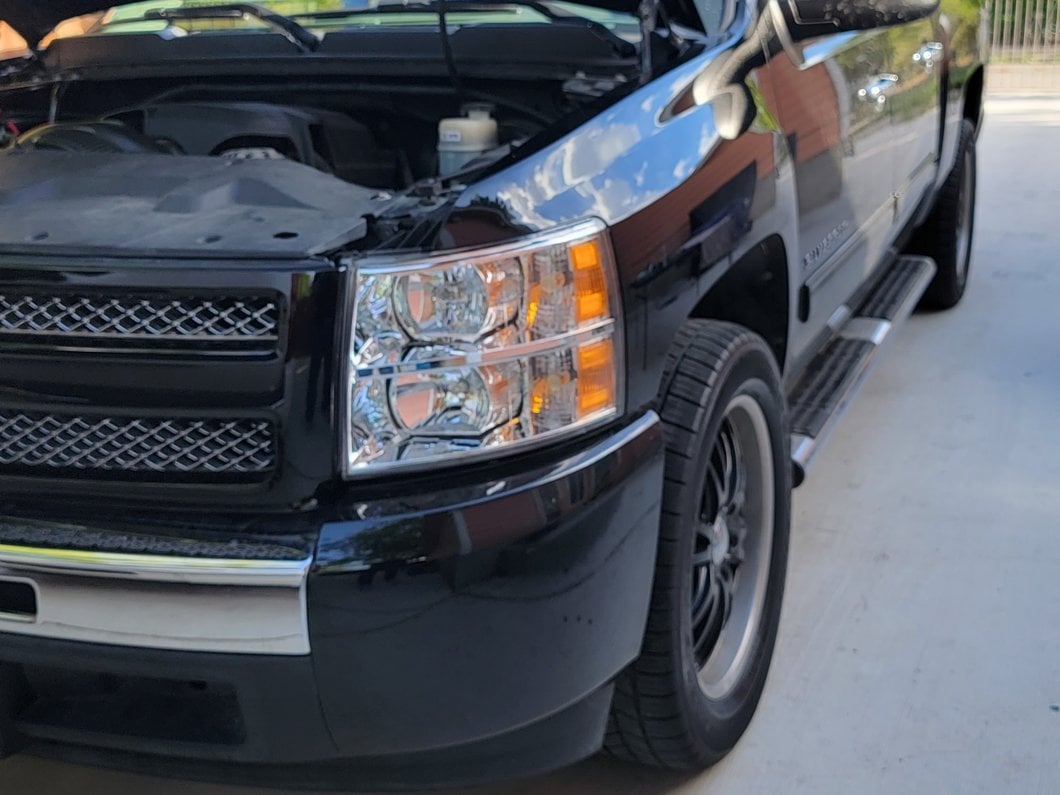 Raxiom Axial Series OEM Style Replacement Headlights; Chrome Housing; Clear Lens (07-13 Silverado 1500)