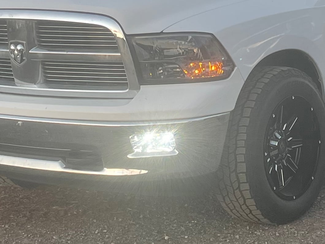 Raxiom Axial Series 6000K LED Fog Light Bulbs; H10 (09-12 RAM 1500; 13-18 RAM 1500 w/ Quad Headlights)