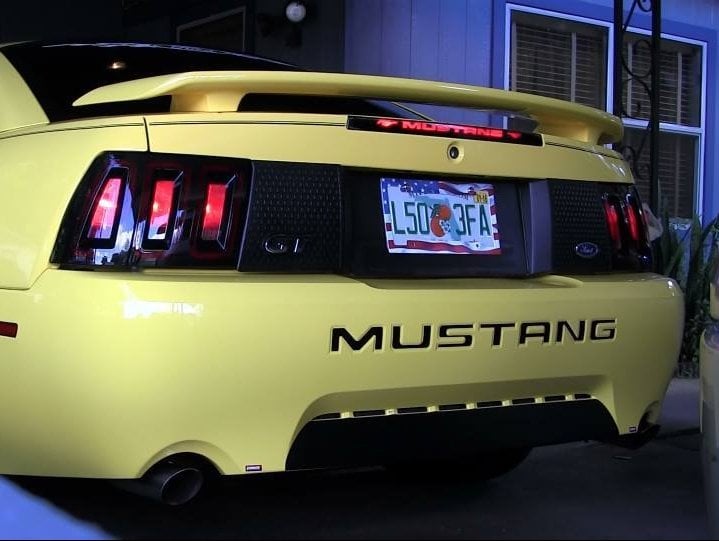 Raxiom Icon LED Tail Lights and Sequential Tail Light Kit; Black Housing; Smoked Lens (99-04 Mustang, Excluding 99-01 Cobra)