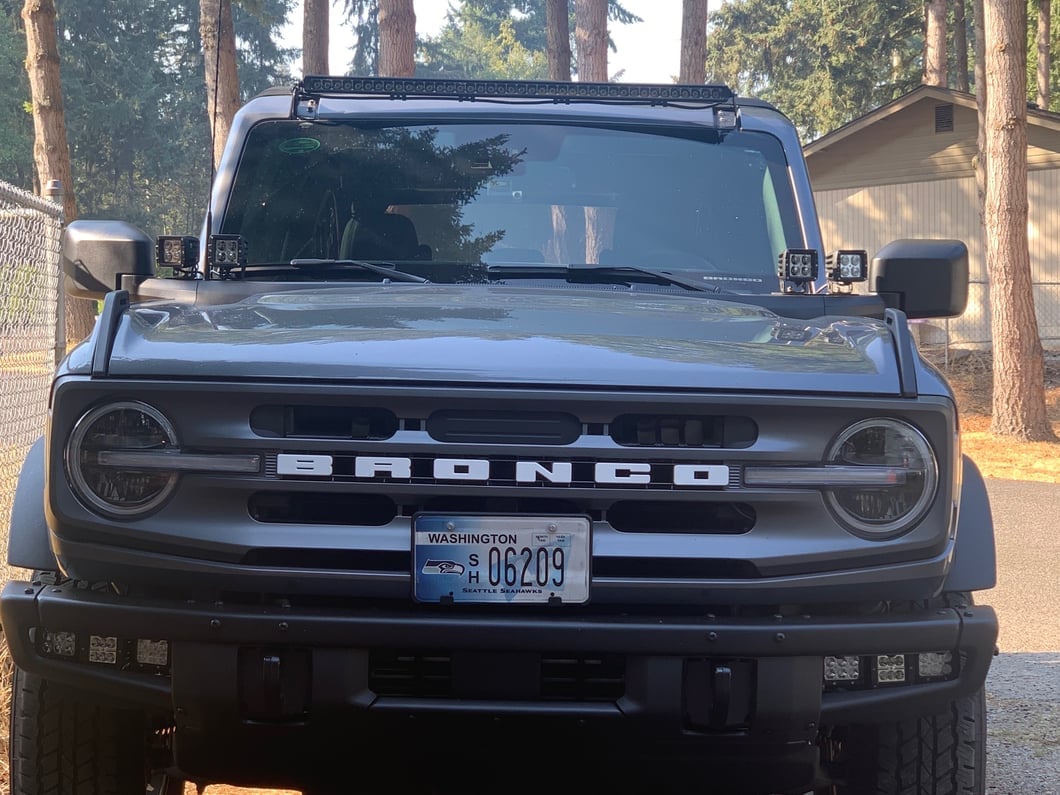 Raxiom Axial Series 40-Inch 200w LED Light Bar with Windshield Mounting Brackets (21-25 Bronco)