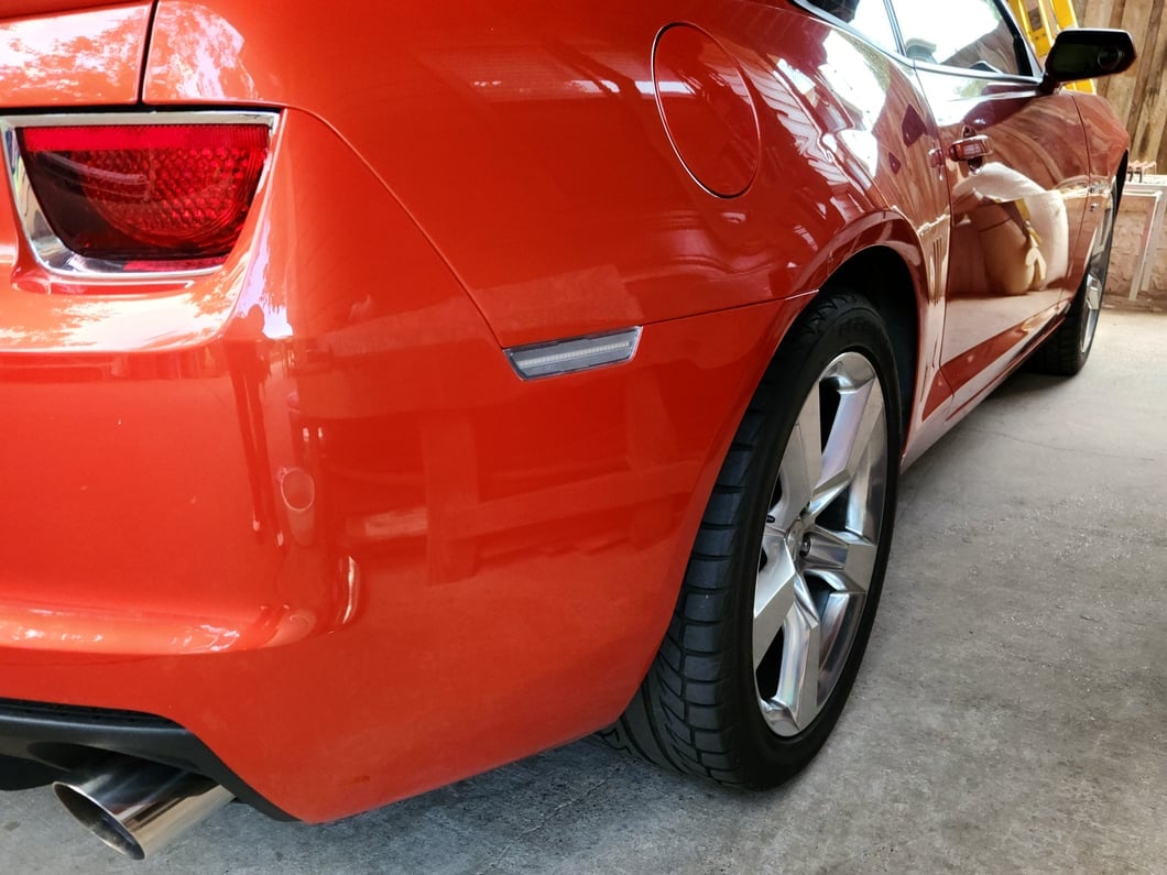 Raxiom Axial Series LED Front and Rear Side Markers; Clear (10-15 Camaro)