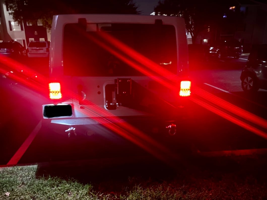Raxiom Axial Series Lux LED Tail Lights; Black Housing; Clear Lens (07-18 Jeep Wrangler JK)