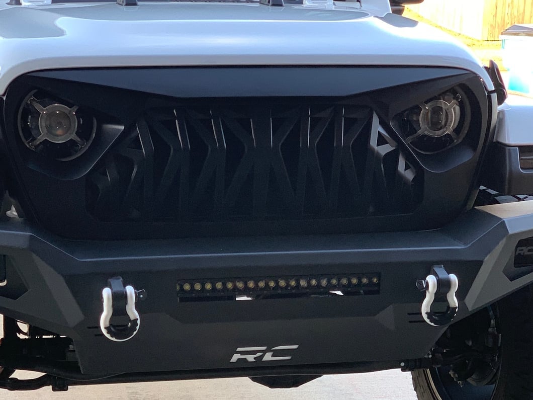 Raxiom 9-Inch LED Headlights with DRL and Halo; Black Housing; Clear Lens (20-25 Jeep Gladiator JT)