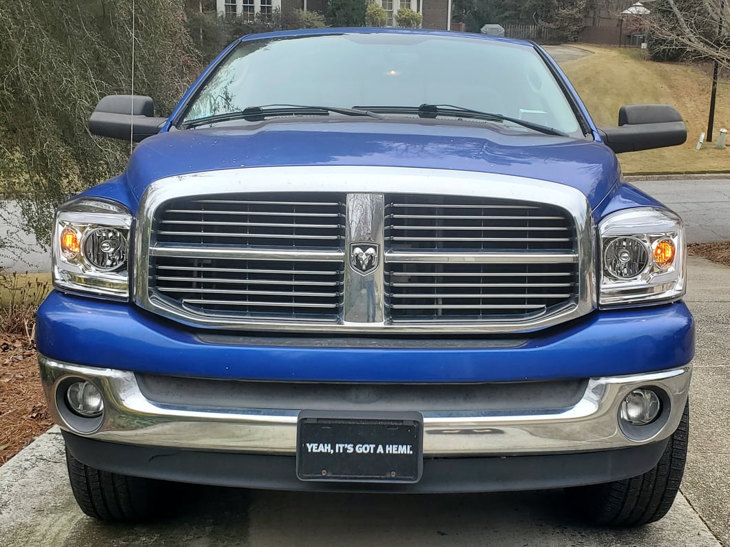 Raxiom Axial Series LED DRL Projector Headlights; Chrome Housing; Clear Lens (06-08 RAM 1500)