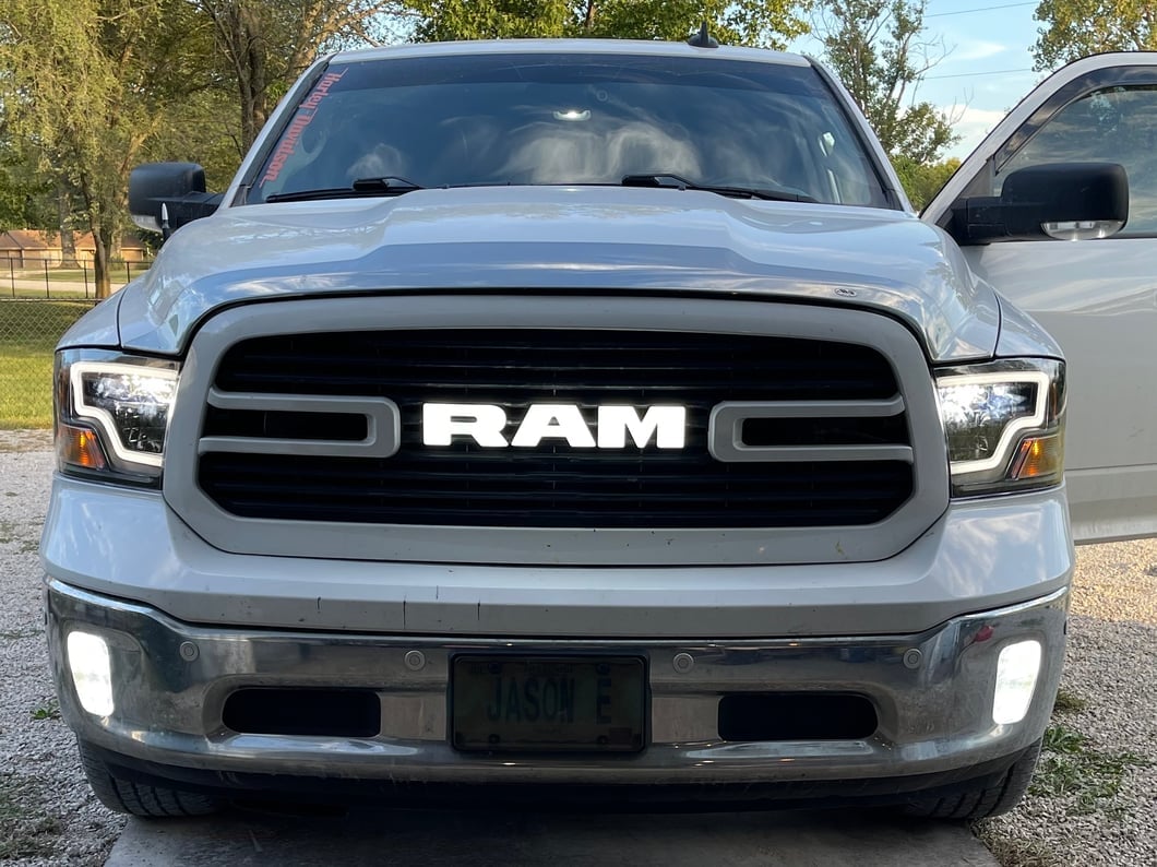 Raxiom Axial Series LED Headlights; Black Housing; Clear Lens (09-18 RAM 1500 w/ Factory Halogen Non-Projector Headlights)