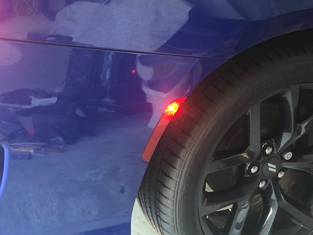 Raxiom Axial Series LED Side Marker Lights; Clear (15-23 Charger, Excluding Widebody)