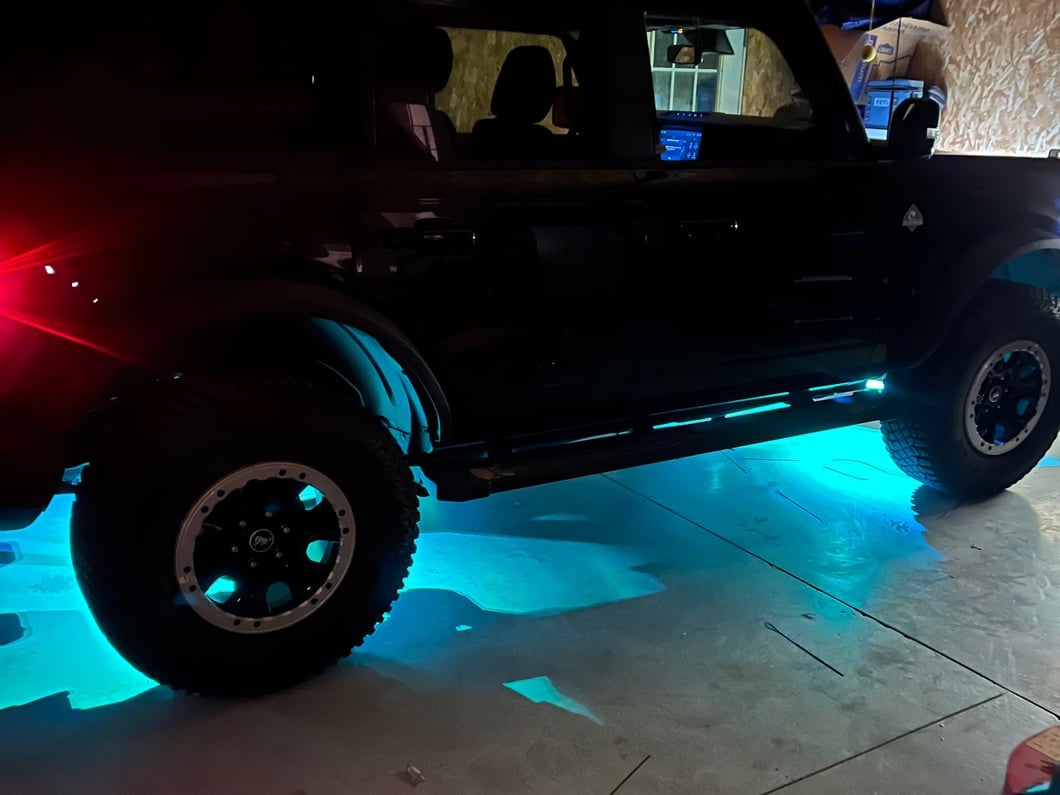 Raxiom Axial Series Multi-Color Underbody Rock Light Kit with Bluetooth Remote (Universal; Some Adaptation May Be Required)