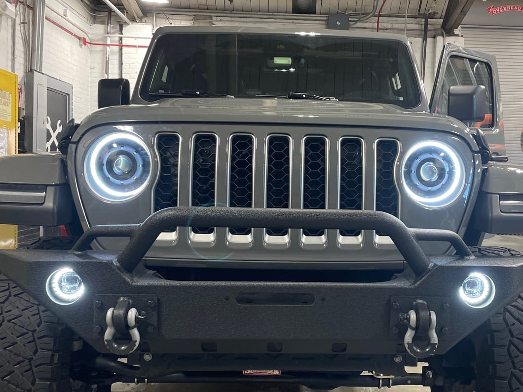 Raxiom Axial Series Nighthawk LED Fog Lights (20-25 Jeep Gladiator JT Sport)