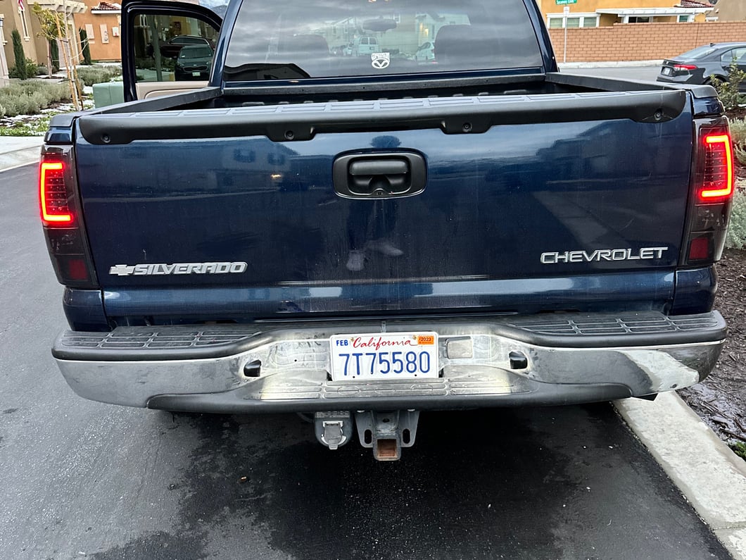 Raxiom Axial Series LED Tail Lights; Black Housing; Smoked Lens (03-06 Silverado 1500)