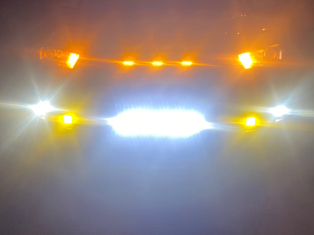 Raxiom Axial Series 20-Inch Dual-Row LED Light Bar; Combo Beam (Universal; Some Adaptation May Be Required)