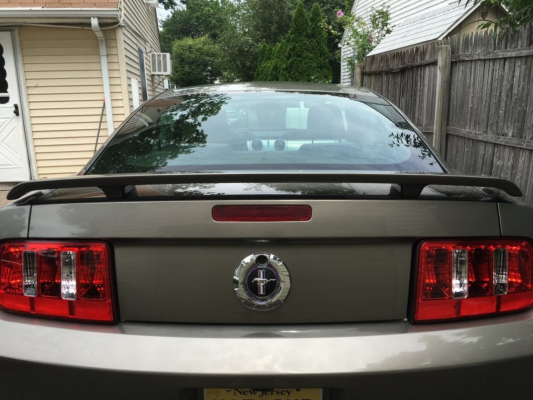 Raxiom Coyote Tail Lights and Sequential Tail Light Kit; Chrome Housing; Red/Clear Lens (05-09 Mustang)