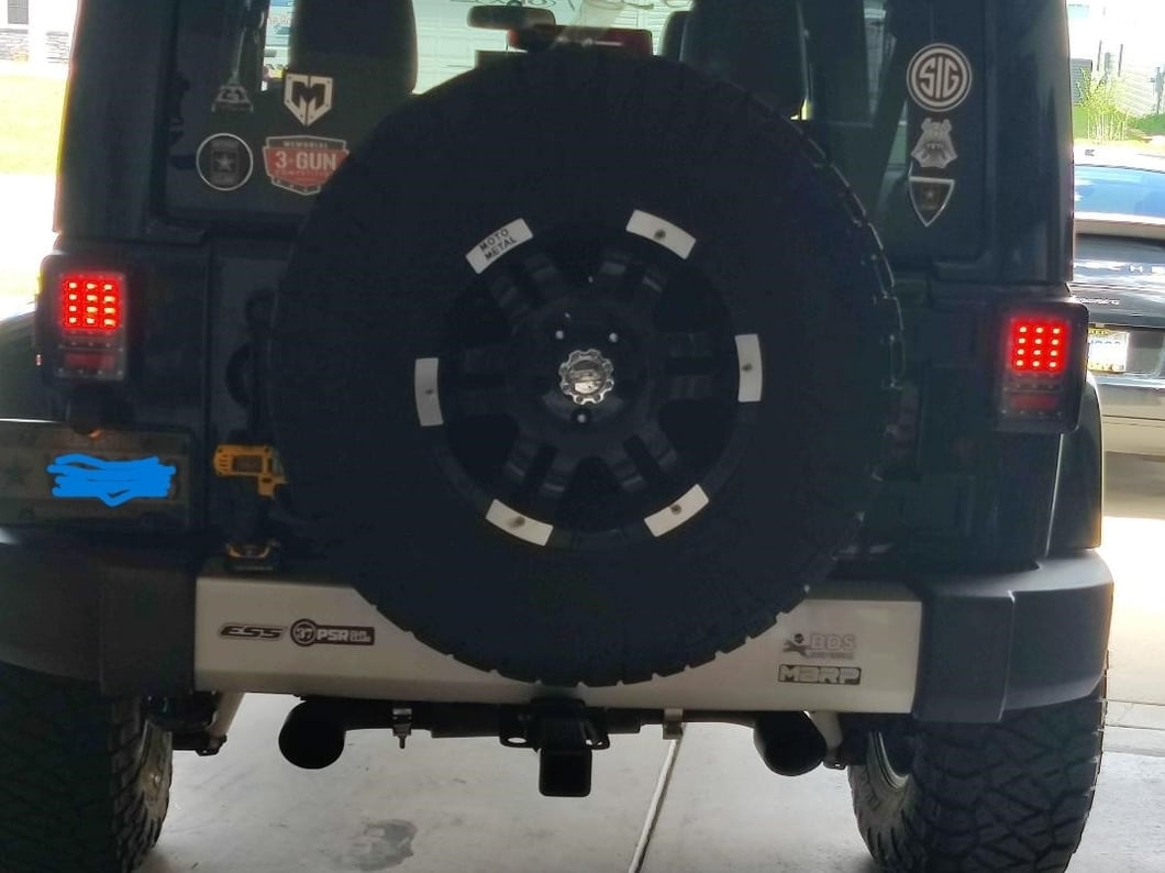 Raxiom Axial Series Lux LED Tail Lights; Black Housing; Clear Lens (07-18 Jeep Wrangler JK)