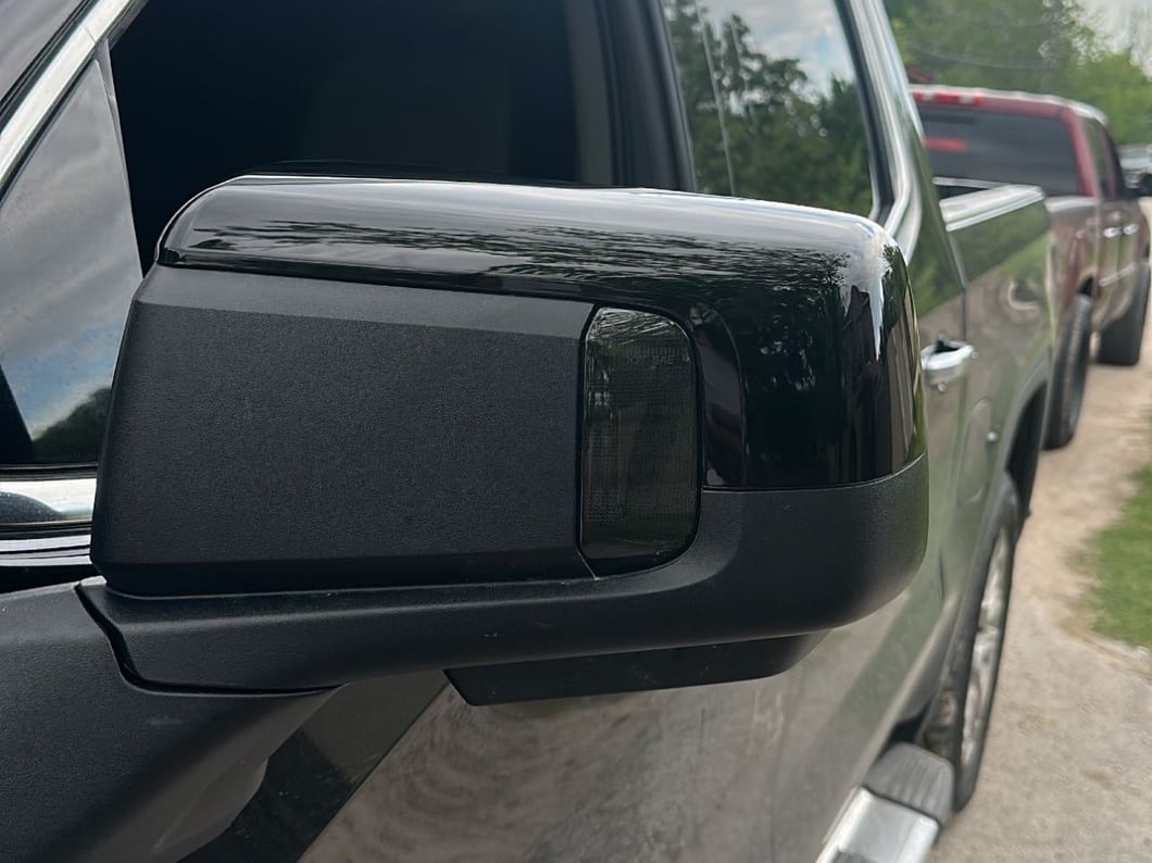 Raxiom Axial Series LED Mirror Lights; Smoked (19-25 Sierra 1500)