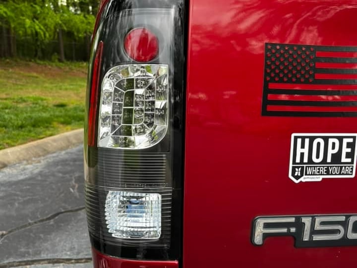 Raxiom LED Tail Lights; Black Housing; Red/Clear Lens (97-03 F-150 Styleside)