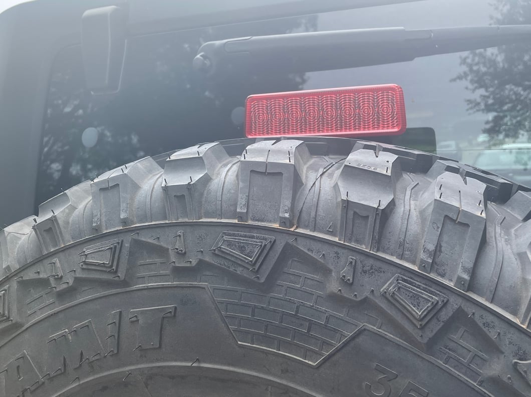 Raxiom Axial Series Hyper Flash LED Third Brake Light; Red (07-18 Jeep Wrangler JK)