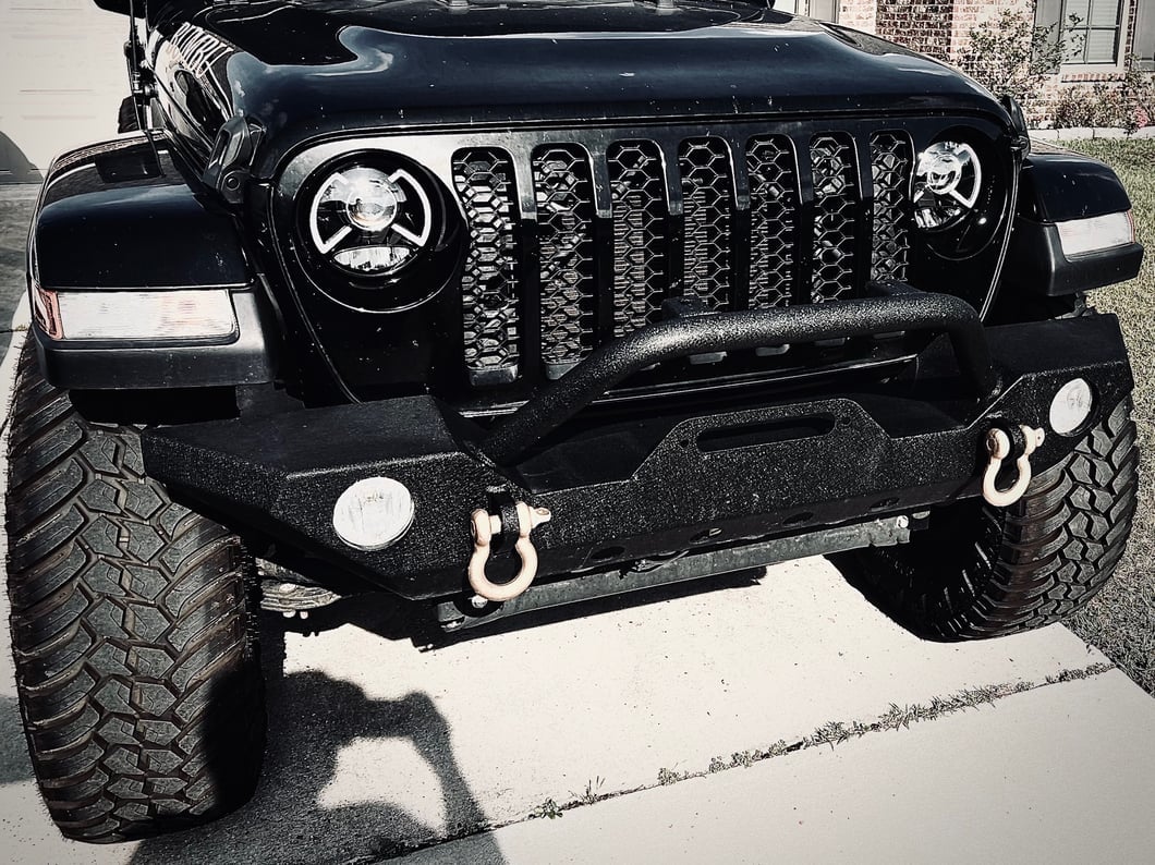 Raxiom LED Projector Headlights; Black Housing; Clear Lens (20-25 Jeep Gladiator JT)