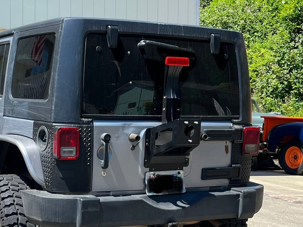Raxiom Axial Series Hyper Flash LED Third Brake Light; Red (07-18 Jeep Wrangler JK)