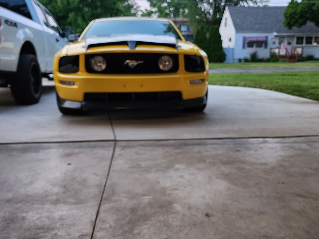 Raxiom Axial Series OEM Style Replacement Headlights; Chrome Housing; Smoked Lens (05-09 Mustang w/ Factory Halogen Headlights, Excluding GT500)