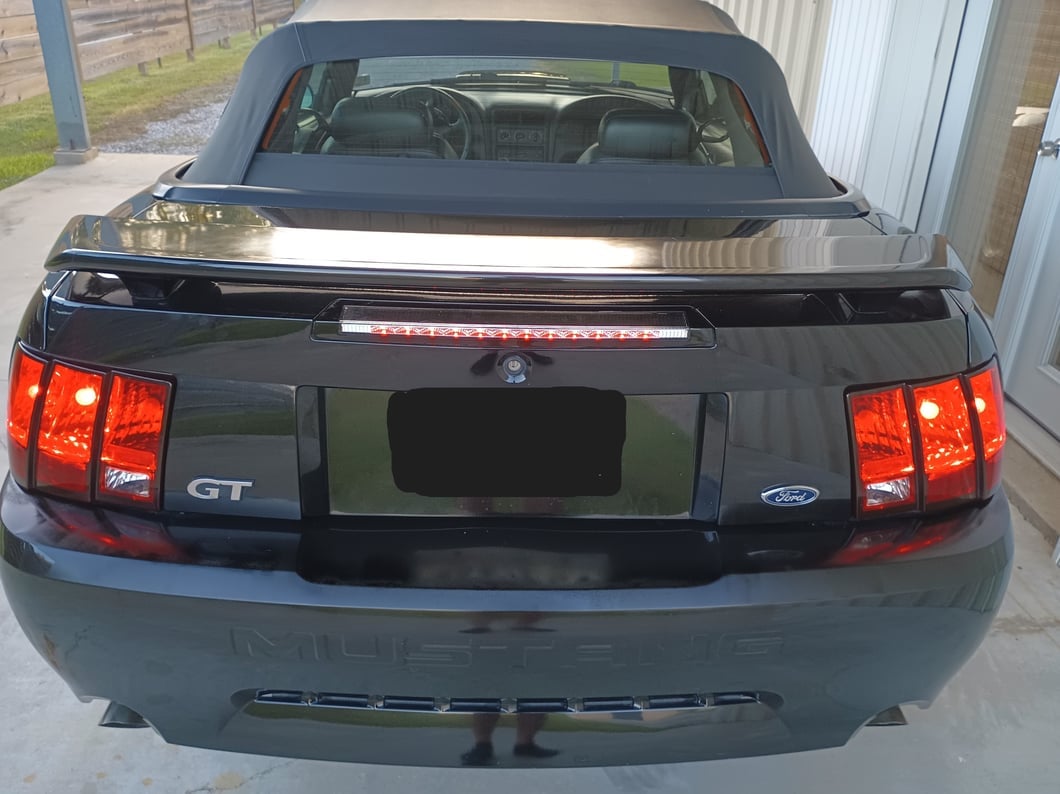 Raxiom Axial Series LED Third Brake Light; Clear Lens (99-04 Mustang, Excluding 03-04 Cobra)