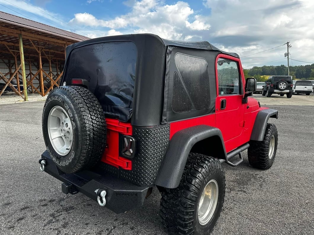 Raxiom Gladiator LED Tail Lights; Black Housing; Smoked Lens (76-06 Jeep CJ7, Wrangler YJ & TJ)