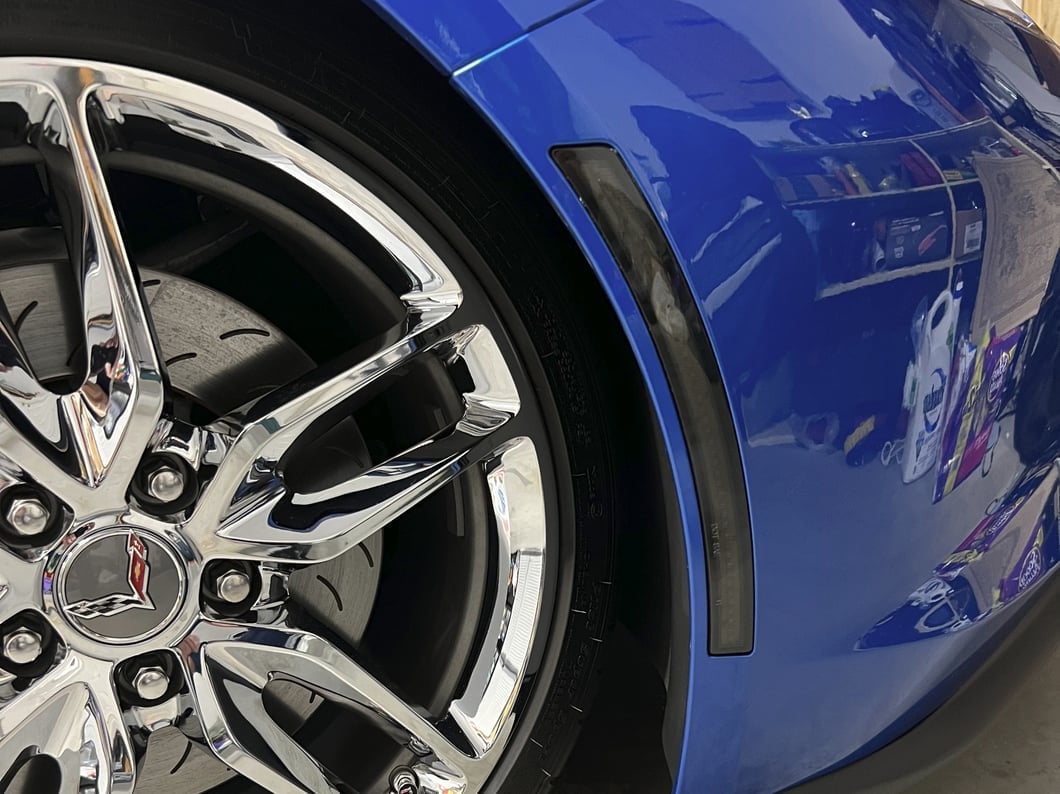 Raxiom Axial Series LED Side Markers; Smoked (14-19 Corvette C7)