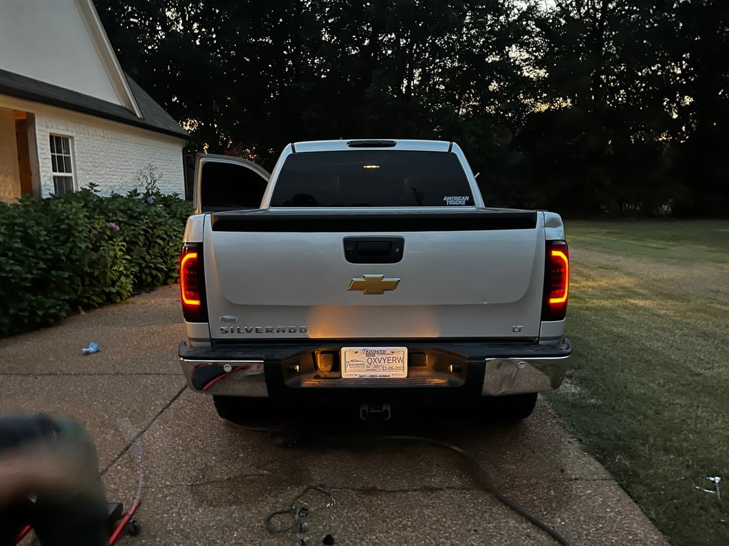 Raxiom Axial Series LED Tail Lights; Black Housing; Smoked Lens (07-13 Silverado 1500)