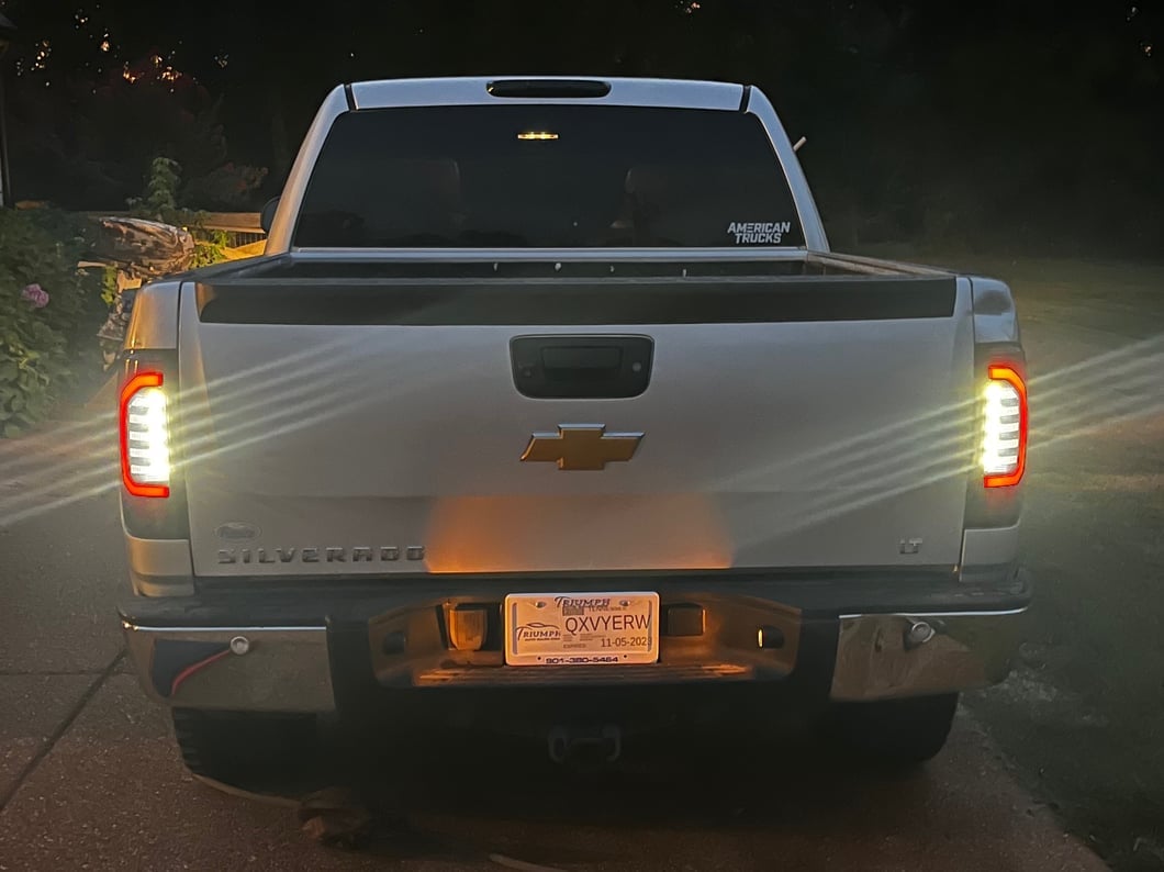 Raxiom Axial Series LED Tail Lights; Black Housing; Smoked Lens (07-13 Silverado 1500)