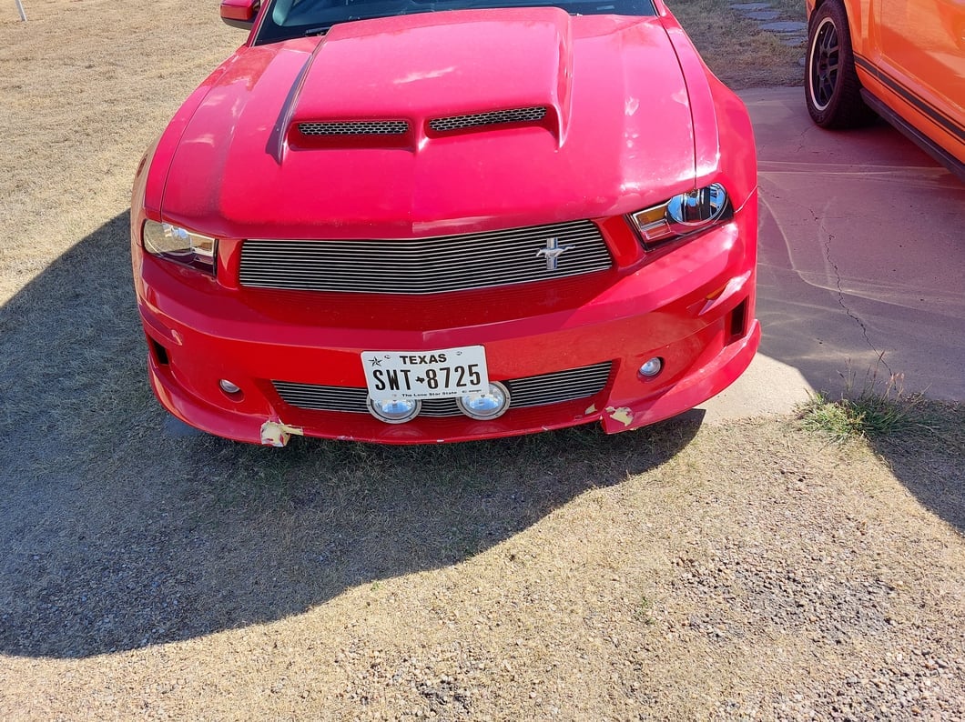 Raxiom Axial Series OEM Style Replacement Headlights; Black Housing with Chrome Accents; Clear Lens (10-12 Mustang w/ Factory Halogen Headlights)
