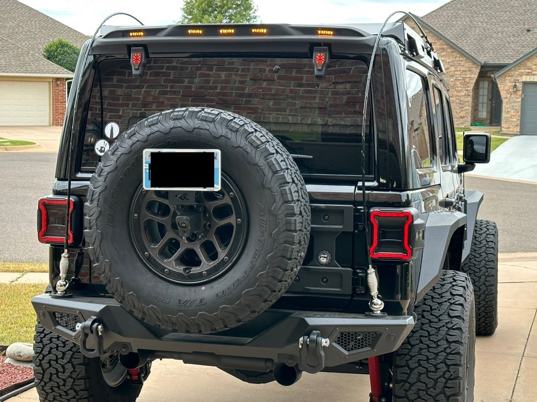 Raxiom Axial Series Rear Window Glass Hinge LED Lights (18-25 Jeep Wrangler JL)