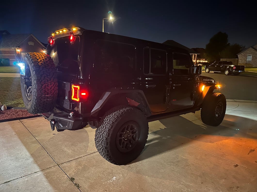 Raxiom Axial Series Rear Window Glass Hinge LED Lights (18-25 Jeep Wrangler JL)