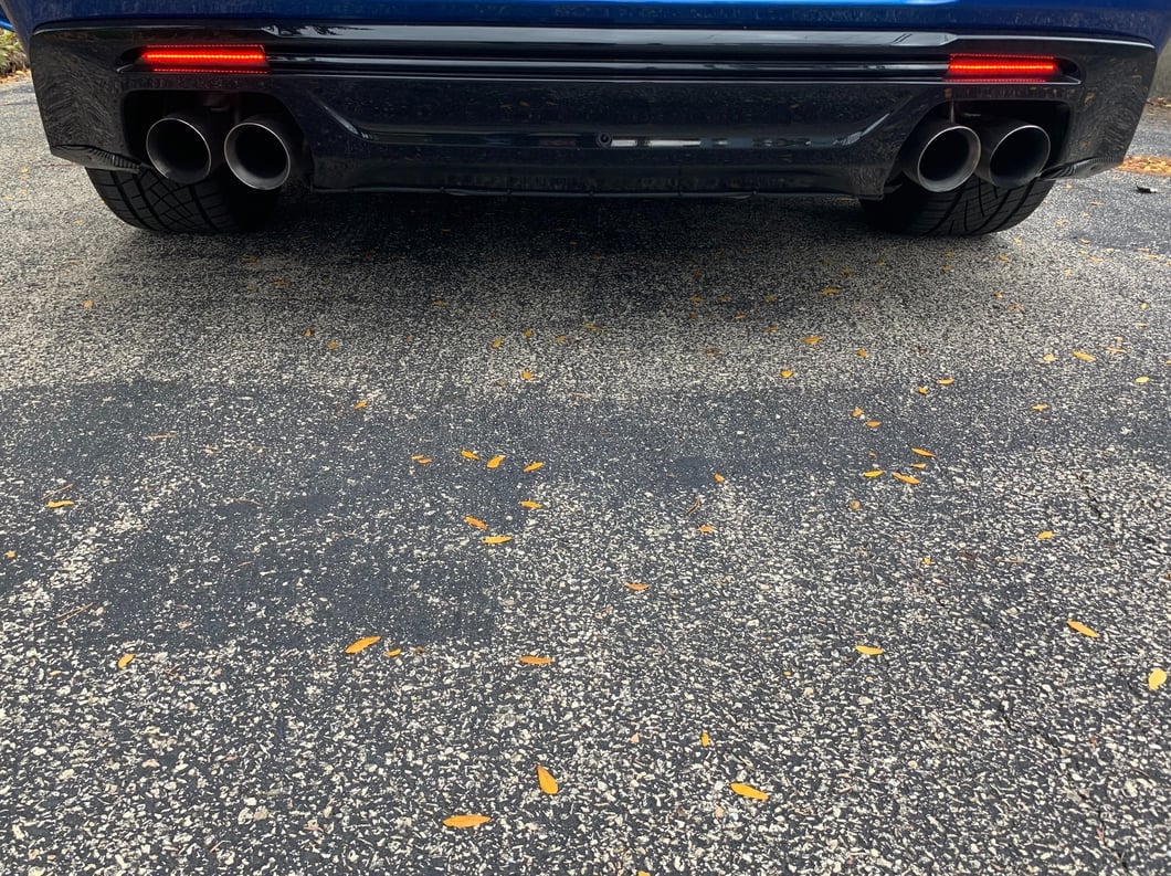 Raxiom Axial Series LED Rear Diffuser Marker Lights; Smoked (16-18 Camaro)