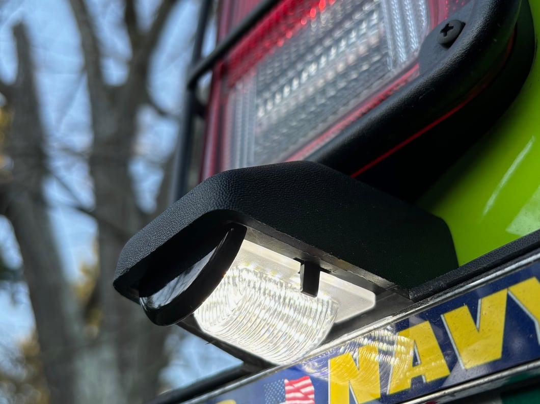 Raxiom Axial Series LED License Plate Conversion (07-18 Jeep Wrangler JK)