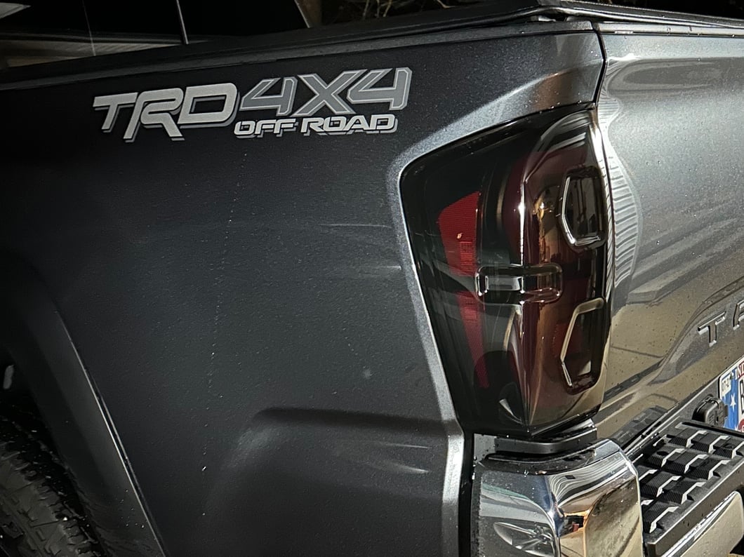 Raxiom Deuce LED Tail Lights; Black Housing; Smoked Lens (16-23 Tacoma)