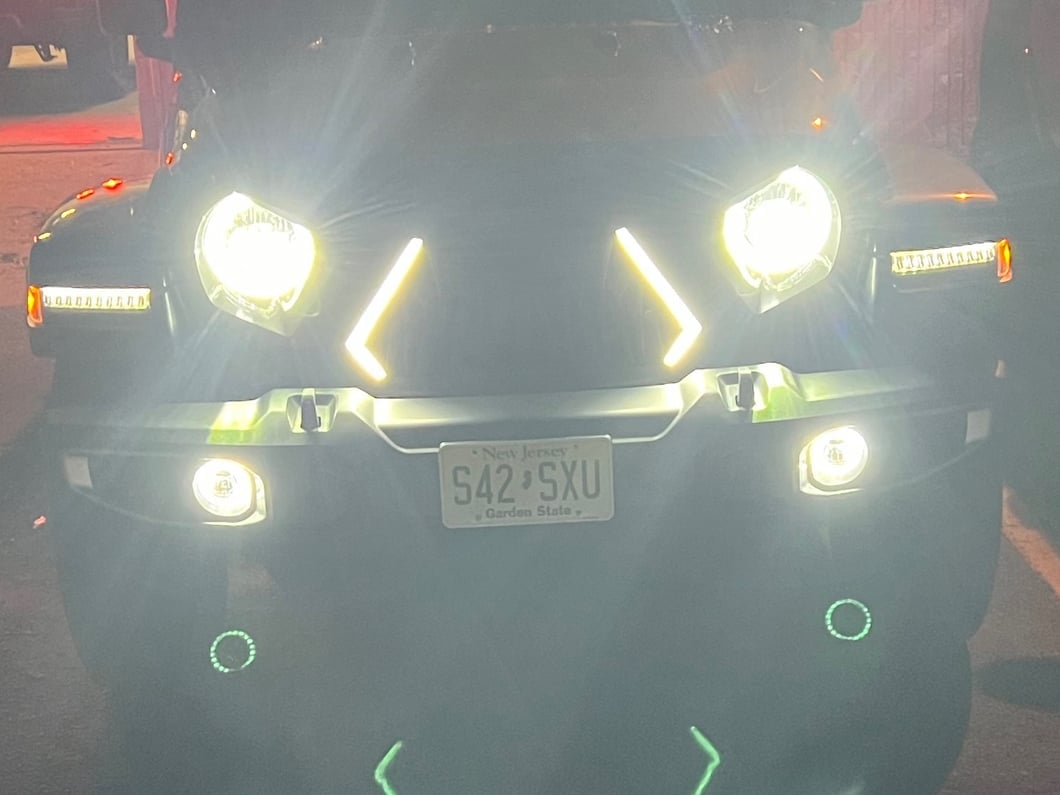 Raxiom Axial Series Sequential Turn Signal LED Side Marker Lights; Smoked (18-25 Jeep Wrangler w/ Factory Halogen Light Package)