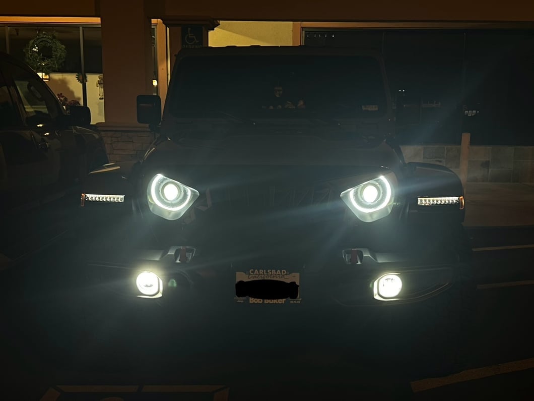 Raxiom Axial Series LED Fog Lights with Halo (07-25 Jeep Wrangler JK & JL)