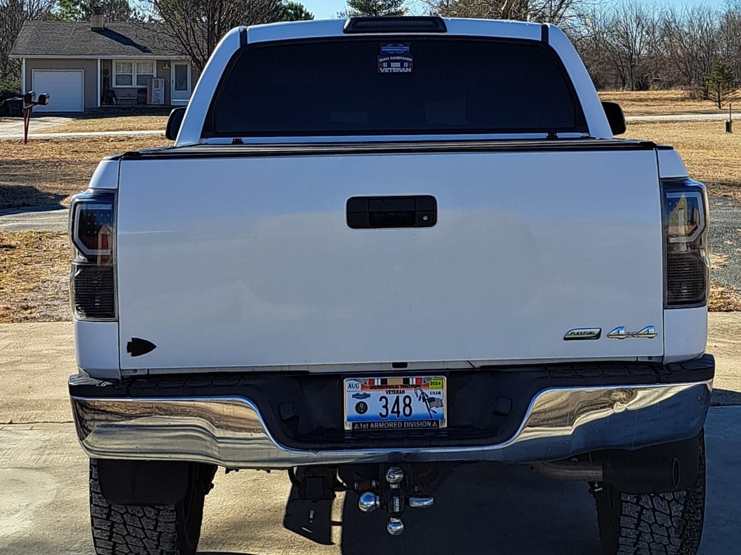 Raxiom Axial Series Dual C-Shape LED Tail Lights; Black Housing; Clear Lens (07-13 Tundra)