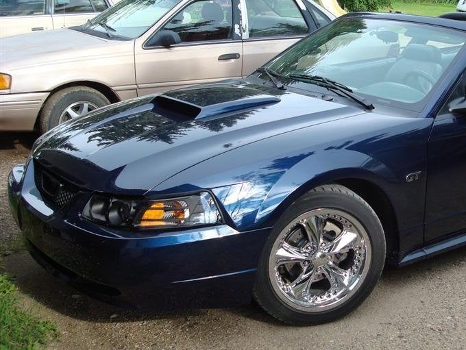 Raxiom Axial Series Projector Headlights and Black LED Tail Lights; Smoked (99-04 Mustang, Excluding Cobra)