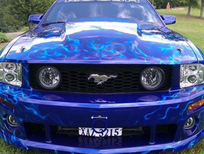 Raxiom LED Halo Fog Lights; Chrome (05-12 Mustang GT)