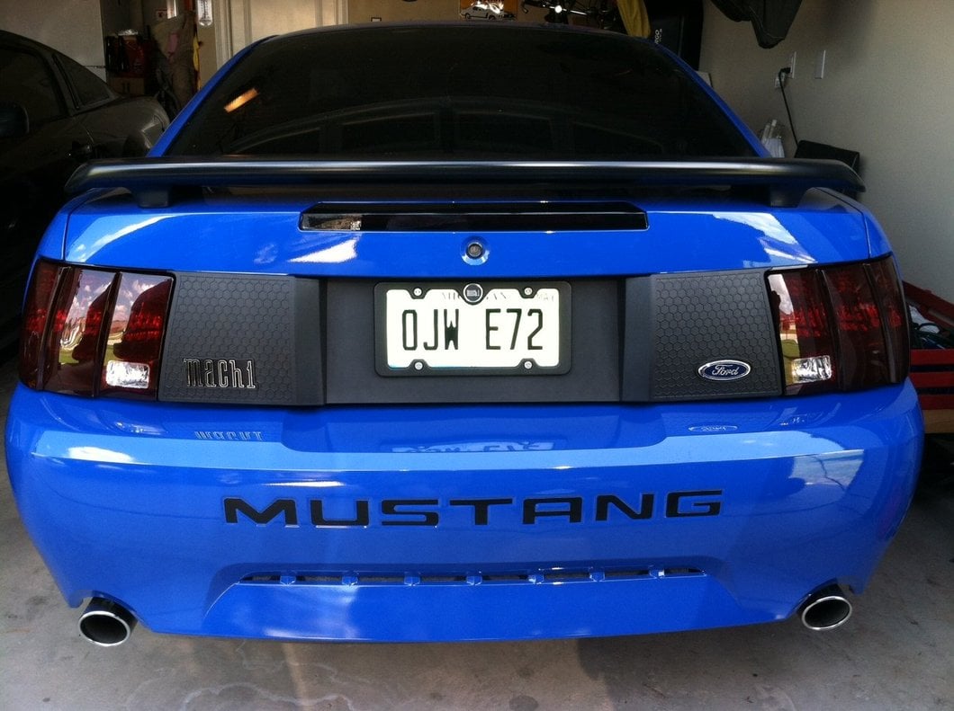 Raxiom Tail Lights; Black Housing; Smoked Lens (99-04 Mustang, Excluding 99-01 Cobra)