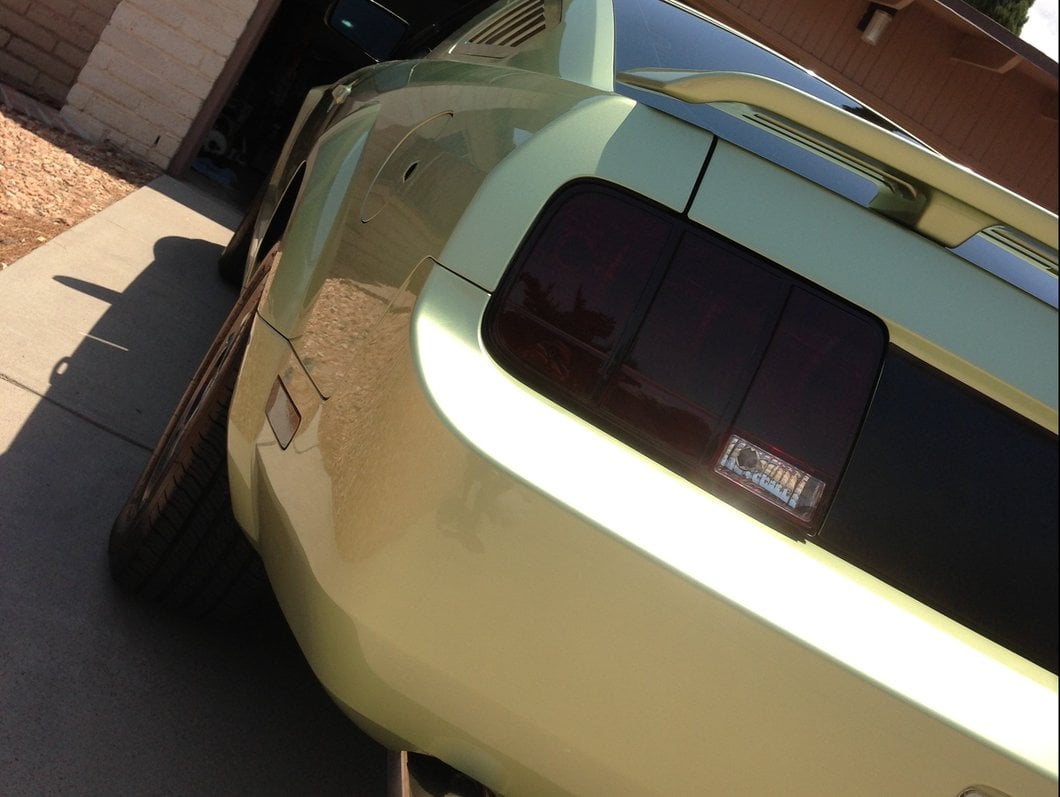 Raxiom Tail Lights; Black Housing; Smoked Lens (05-09 Mustang)