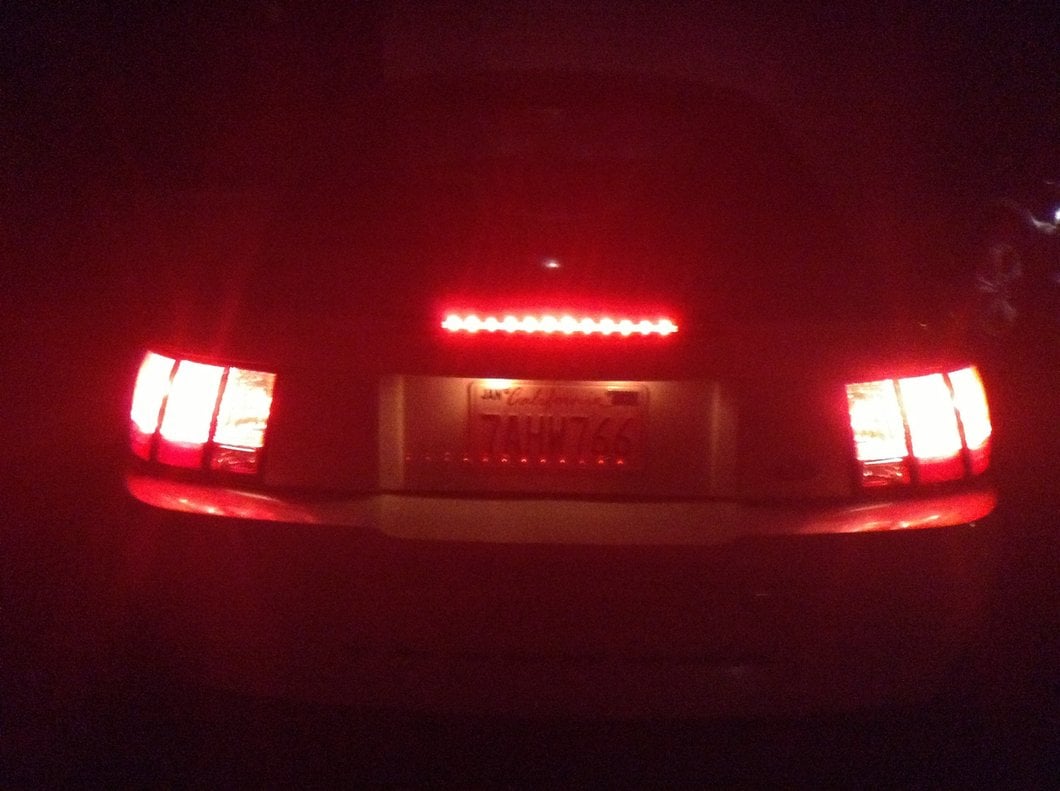 Raxiom LED Third Brake Light; Chrome (99-04 Mustang, Excluding 03-04 Cobra)