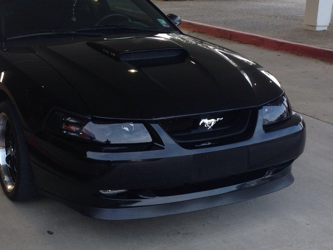 Raxiom Axial Series Projector Headlights; Black Housing; Smoked Lens (99-04 Mustang)