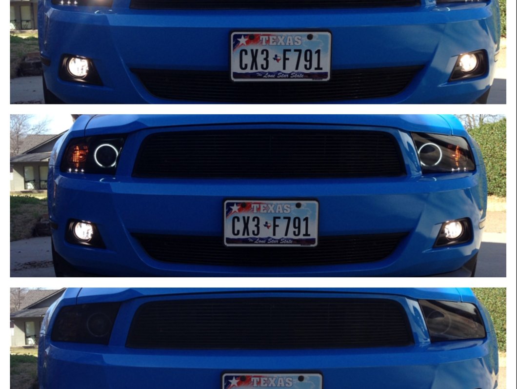 Raxiom OE Style Fog Lights (10-12 Mustang V6)