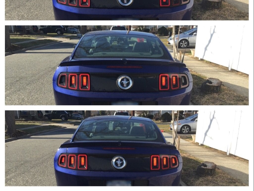 Raxiom Tail Light Sequencer; Plug-and-Play (10-23 Mustang)
