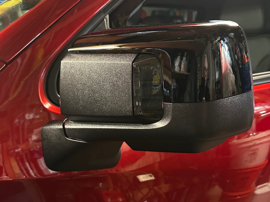 Raxiom Axial Series LED Mirror Lights; Smoked (19-25 Silverado 1500)