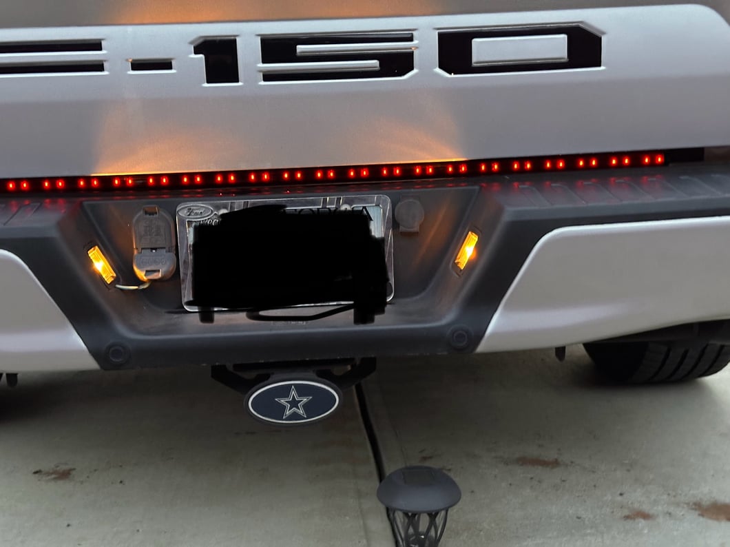 Raxiom Axial Series 48-Inch Tailgate LED Light Bar with Turn Signals and Reverse (Universal; Some Adaptation May Be Required)