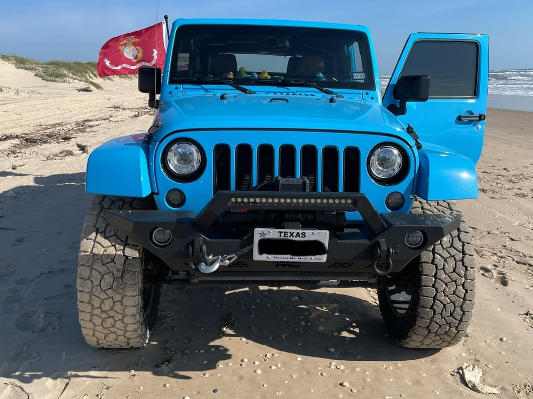 Raxiom Axial Series Halo LED Fog Lights; Amber (07-18 Jeep Wrangler JK)