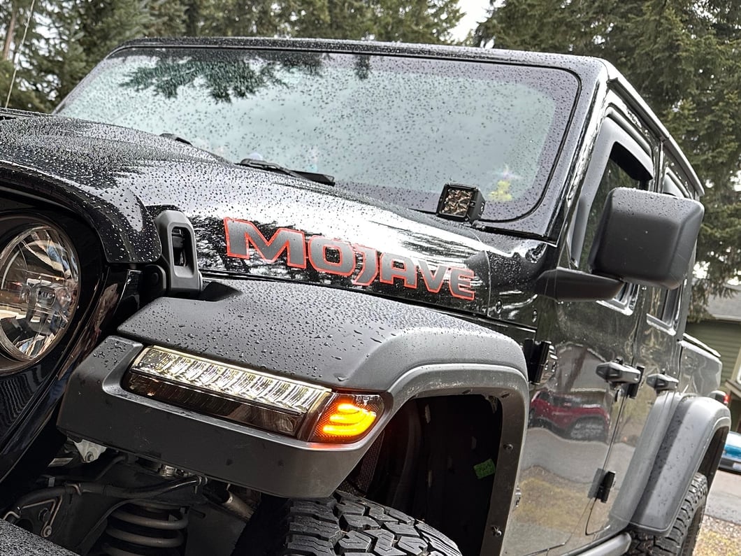 Raxiom Axial Series LED Side Marker Lights; Smoked (20-25 Jeep Gladiator JT)