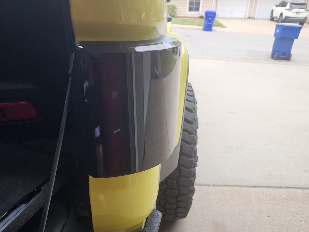Raxiom Low Profile LED Tail Lights; Black Housing; Smoked Lens (20-25 Jeep Gladiator JT w/ Factory Halogen Tail Lights & w/o Blind Spot Detection))